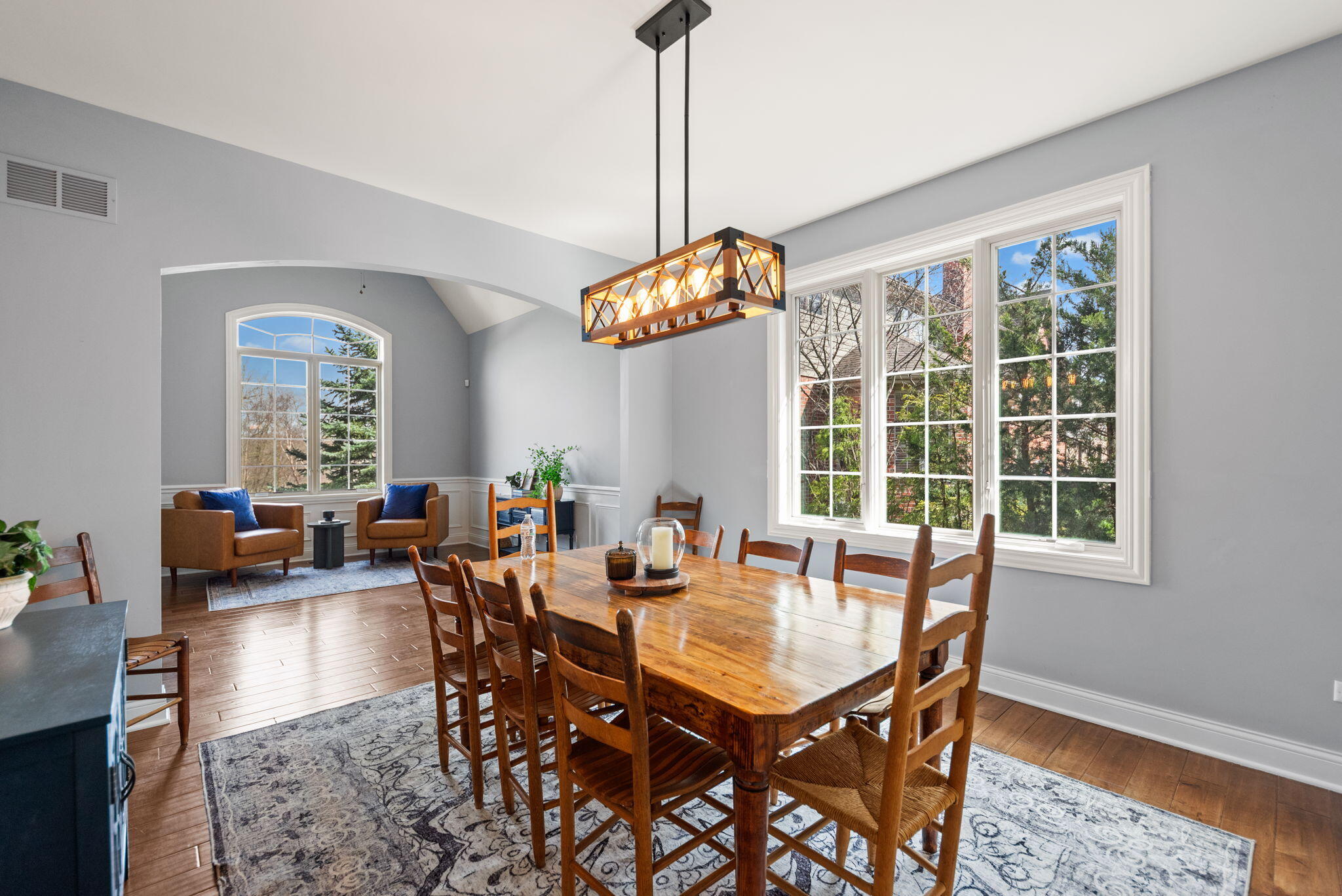 9080 Winding Trail St. John, IN 46373 - Photo 8 of 34 a view of a dining room with furniture window and outside view