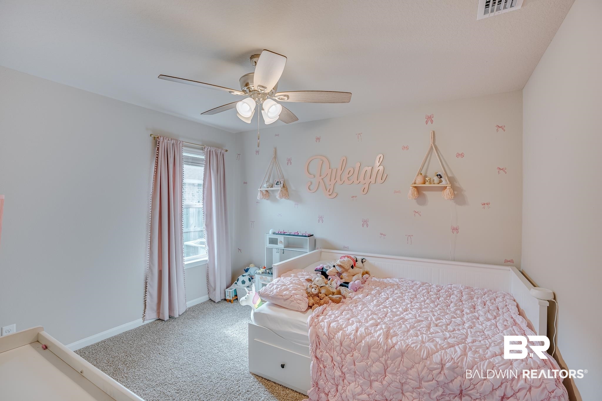 8242 Sycamore Way Semmes, AL 36575 - Photo 29 of 43 Bedroom featuring carpet flooring and a ceiling fan