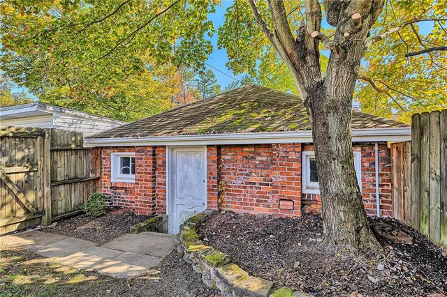 a front view of a house with porch