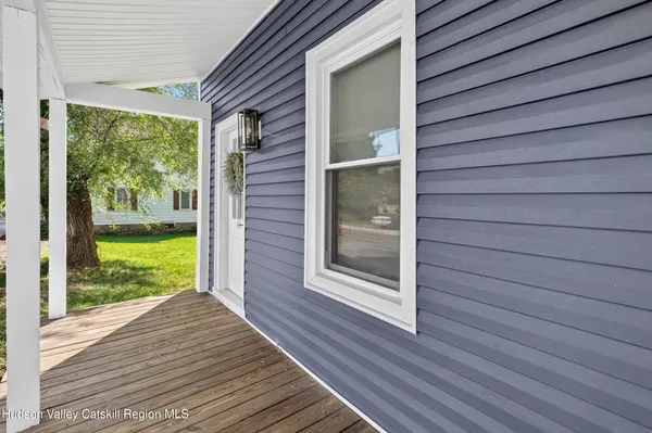 a view of outdoor space and deck