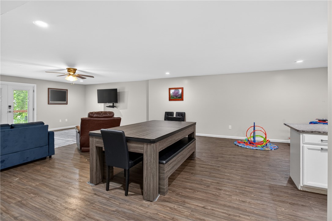 136 Loran Pointe Circle Seneca, SC 29672 - Photo 34 of 50 A spacious lower level retreat features durable flooring and convenient outdoor access.