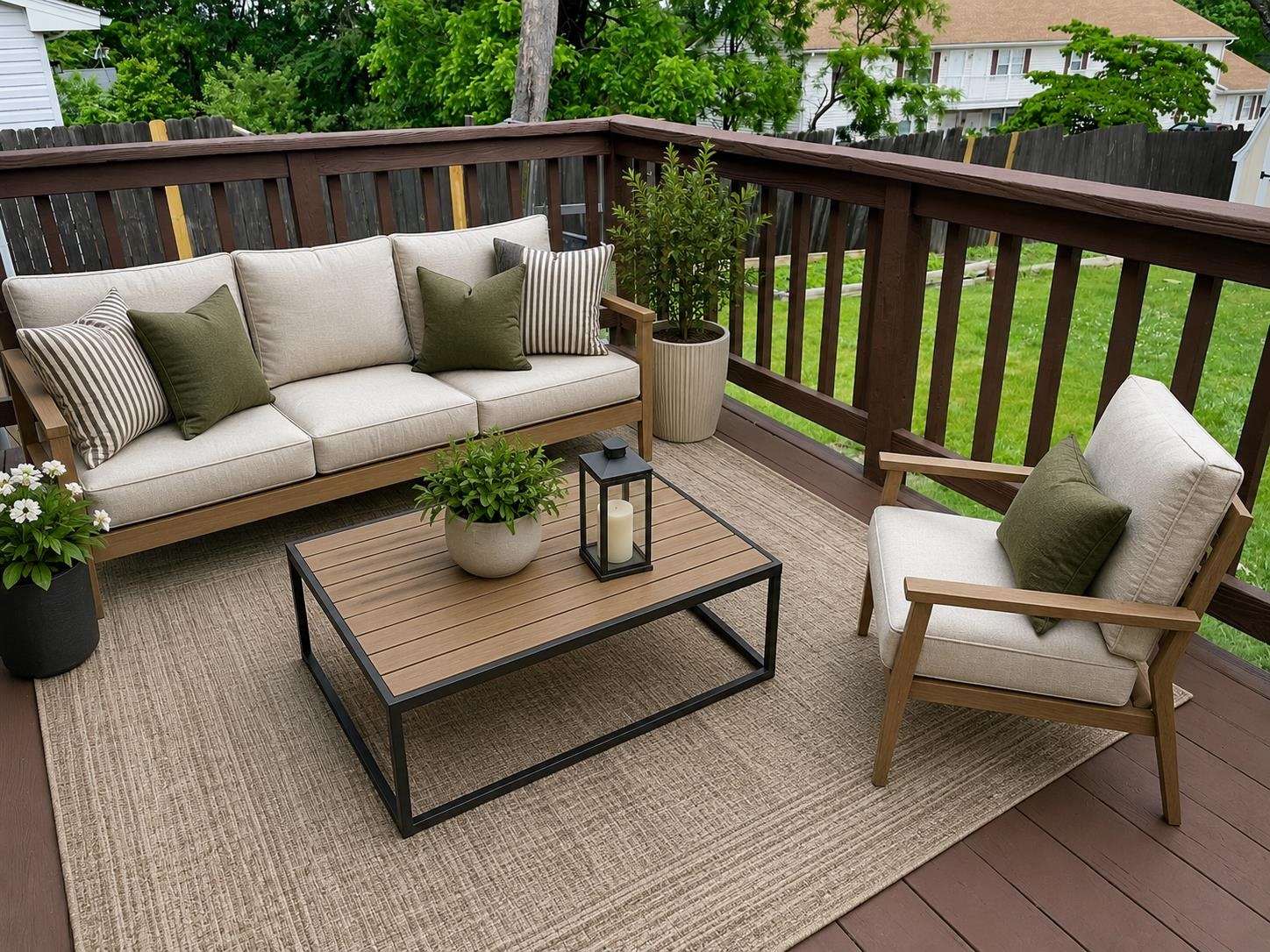 1201 4th Street Waynesboro, VA 22980 - Photo 25 of 32 Virtually Staged Rear Deck