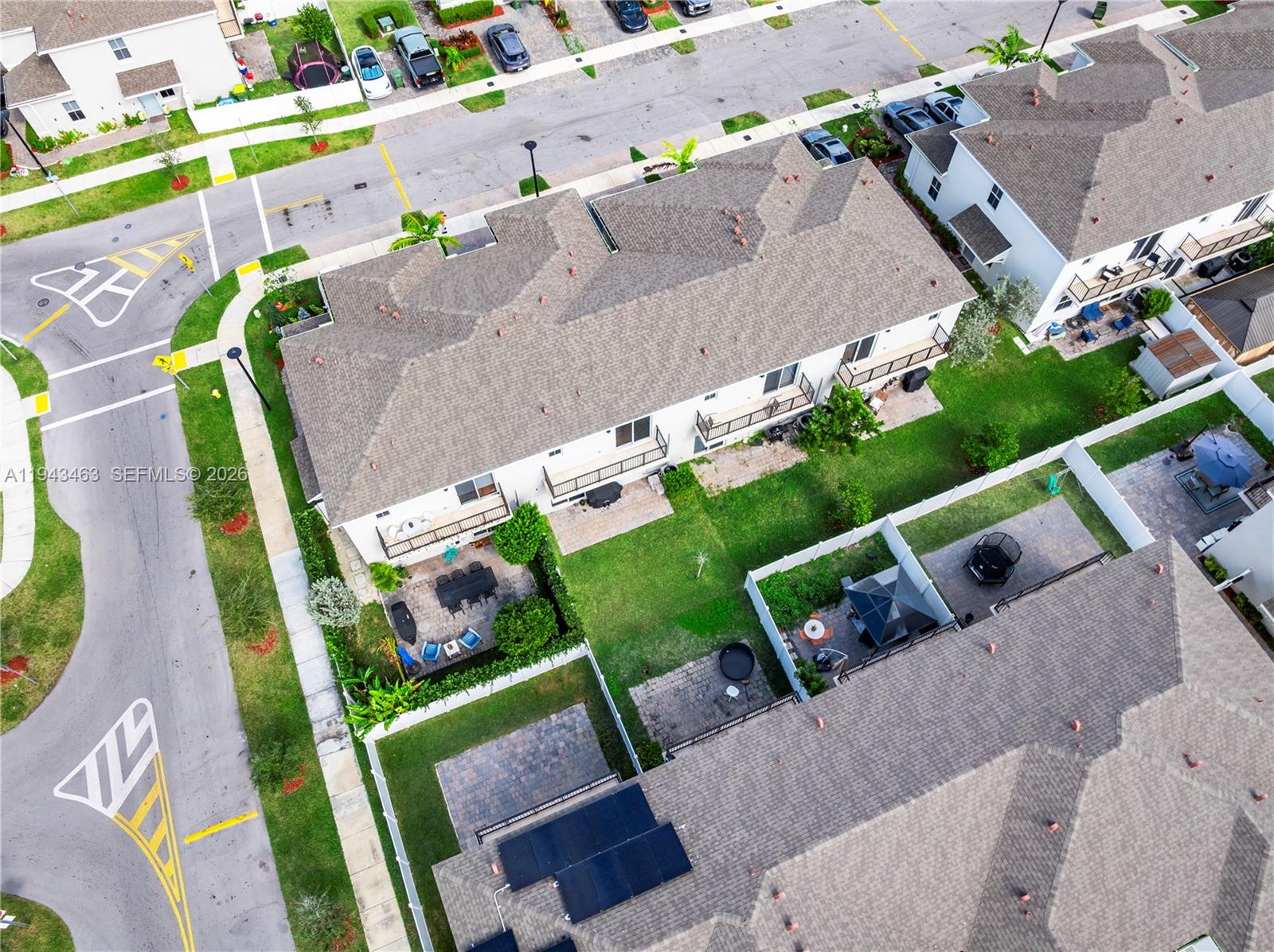818 Southeast 17 Street, Unit 818 Homestead, FL 33034 - Photo 33 of 36 an aerial view of a house a yard and outdoor seating