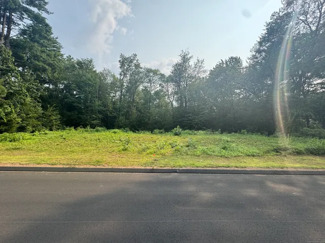 a view of a yard with a house