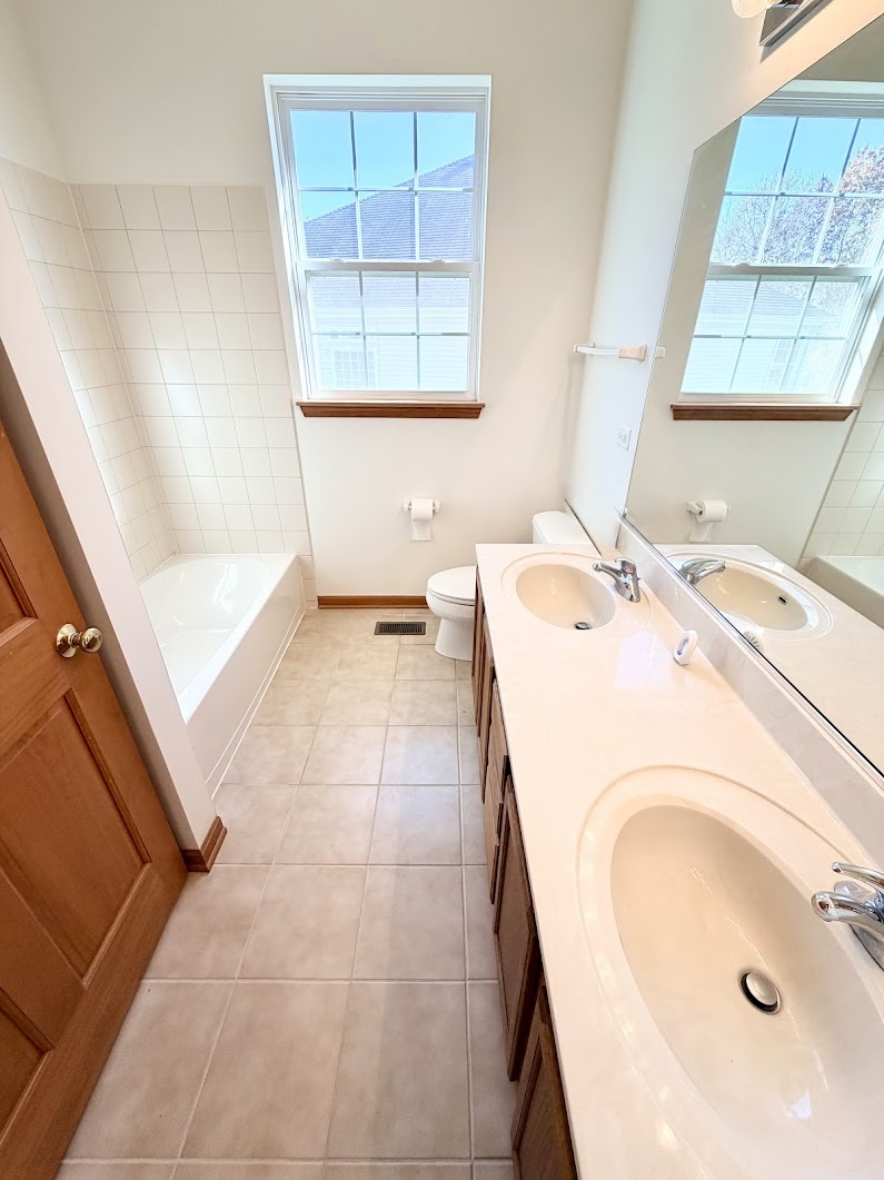 1255 Waterfront Lane Pingree Grove, IL 60140 - Photo 11 of 17 a bathroom with a sink and a bathtub
