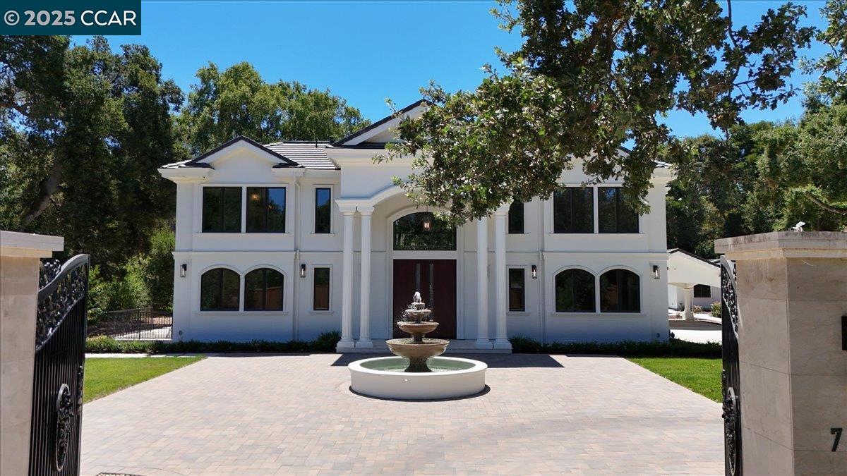 74 Middlefield Road Atherton, CA 94027 - Photo 48 of 51 a front view of a house with a yard