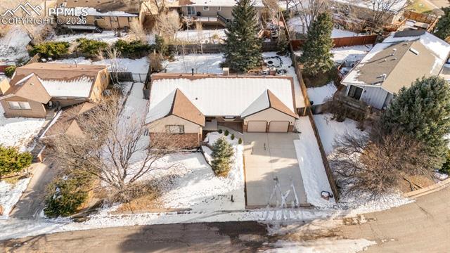 327 Clarksley Road Manitou Springs, CO 80829 - Photo 27 of 28 Aerial View