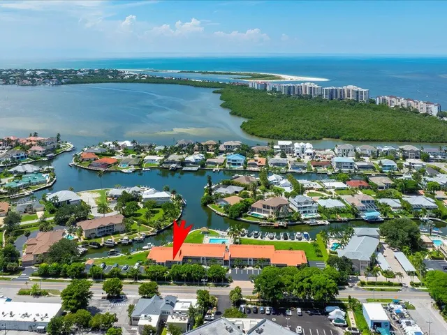 a view of a city and lake view