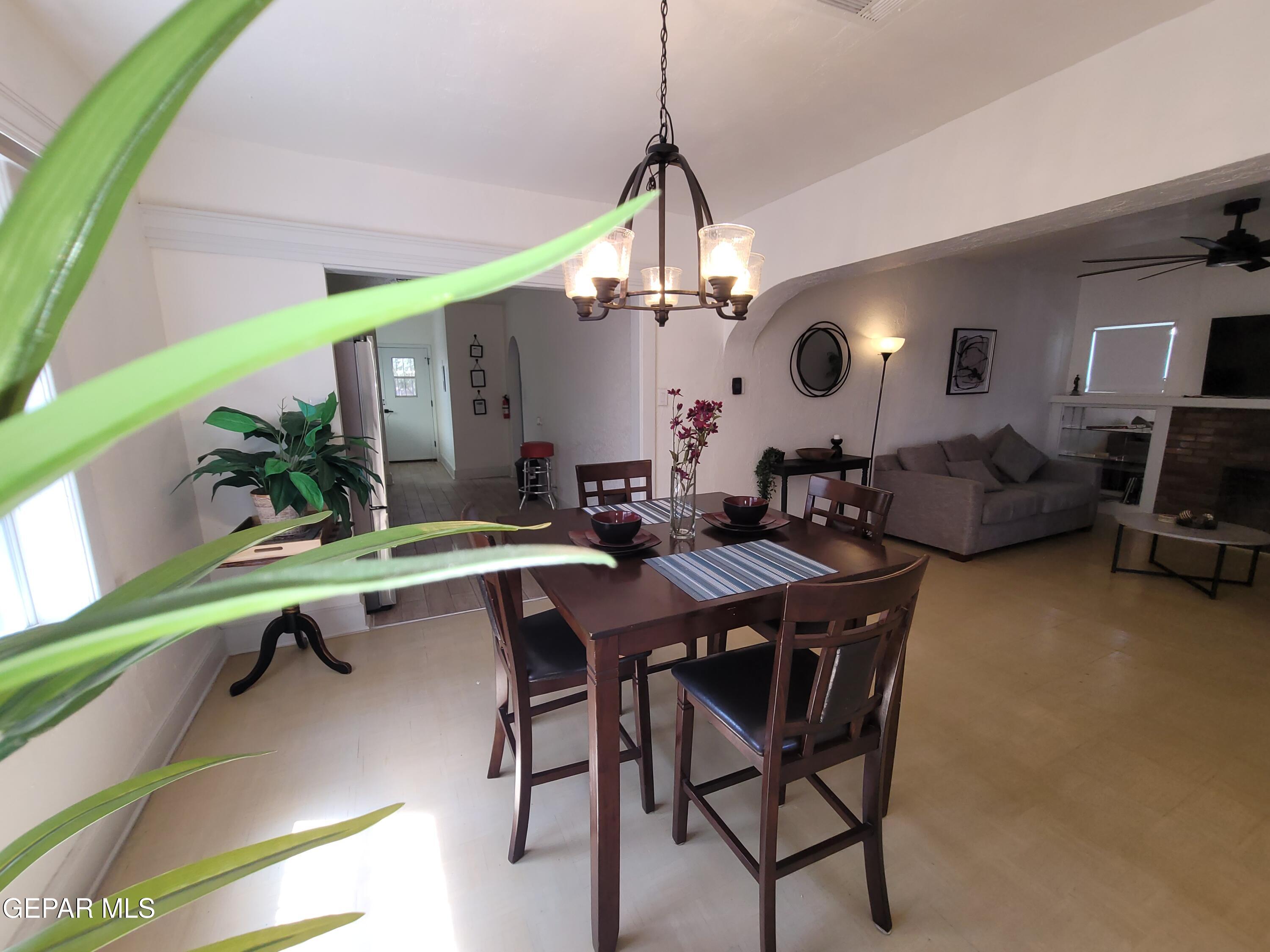 4012 Trowbridge Drive, Unit A FURNISHED El Paso, TX 79903 - Photo 52 of 53 a view of a dining room with furniture