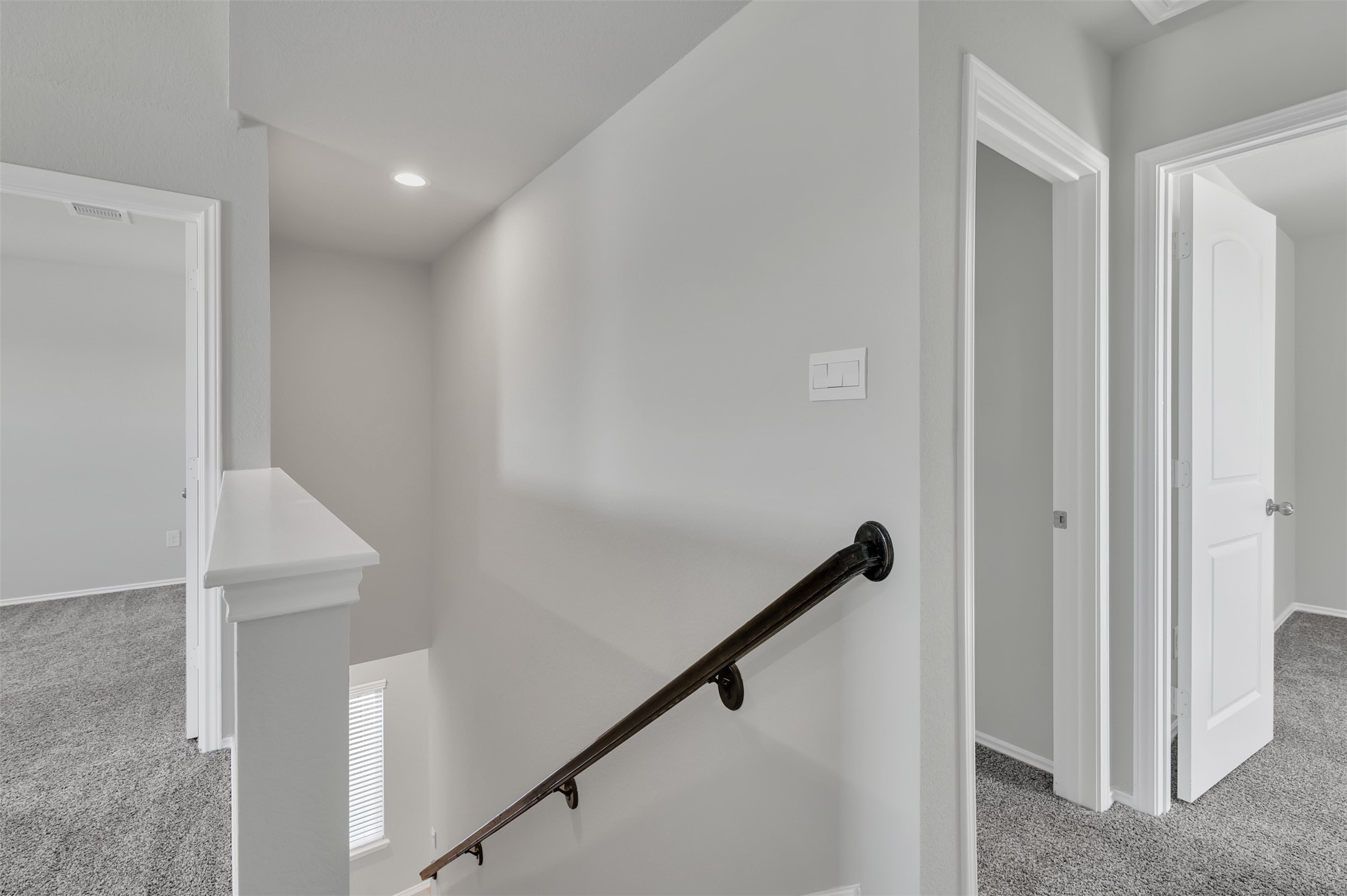 17105 Upland Bent Court Conroe, TX 77385 - Photo 34 of 40 a view of staircase with white walls