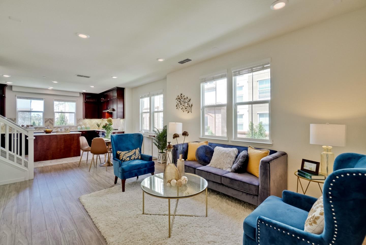 1305 Merry Loop Milpitas, CA 95035 - Photo 12 of 30 a living room with furniture kitchen view and a large window