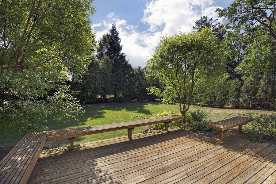 375 Sterling Road Kenilworth, IL 60043 - Photo 28 of 28 a view of a wooden deck with trees
