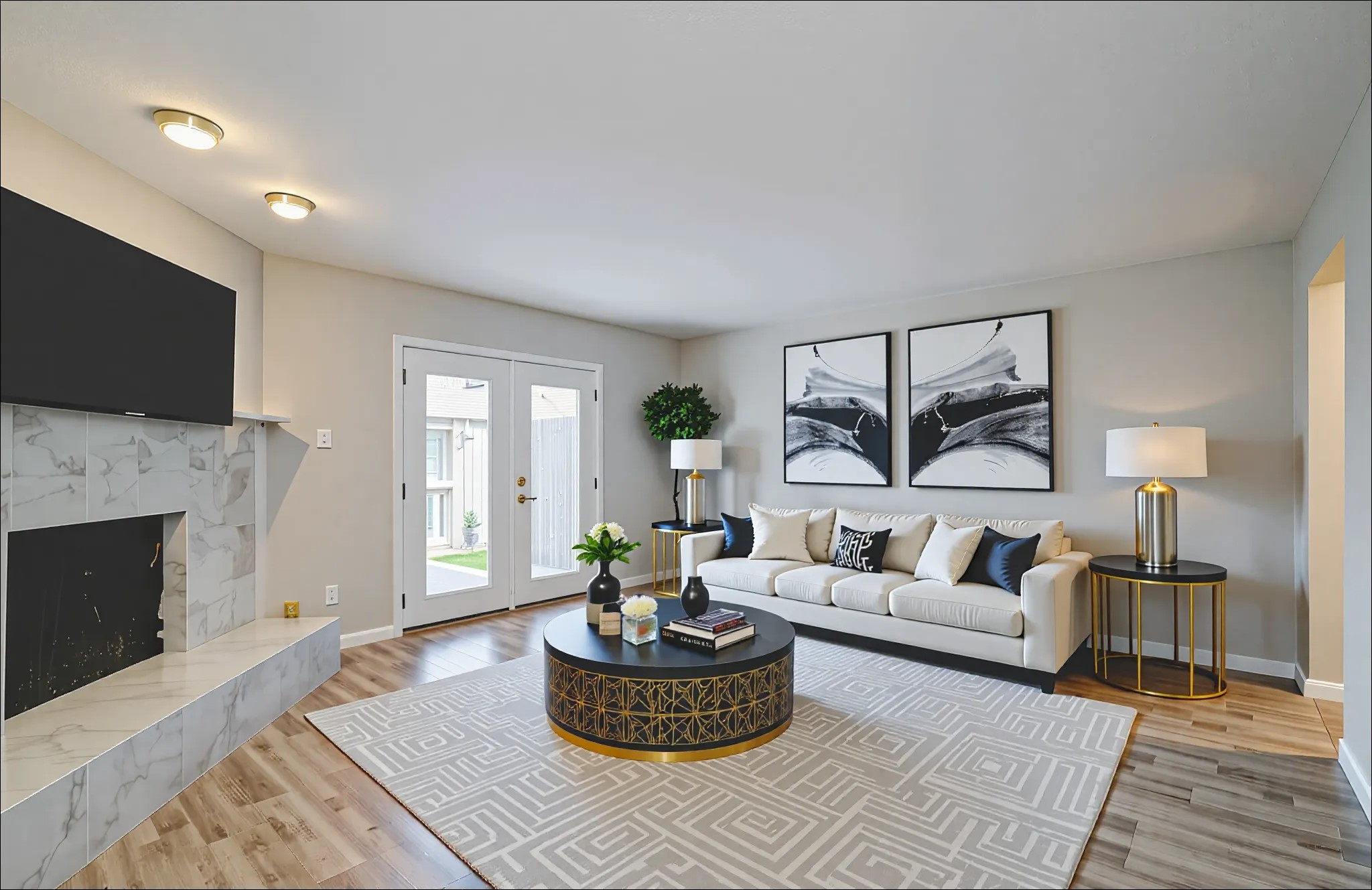 9495 Fondren Road Houston, TX 77074 - Photo 5 of 27 Virtual Staged - Living room