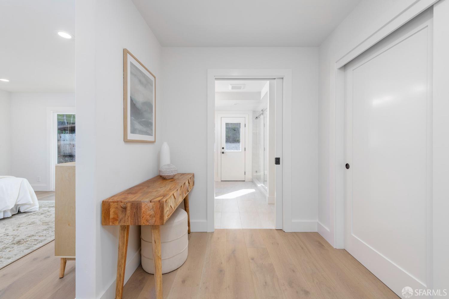 155 Brookwood Road Woodside, CA 94062 - Photo 28 of 60 a view of room with furniture and wooden floor