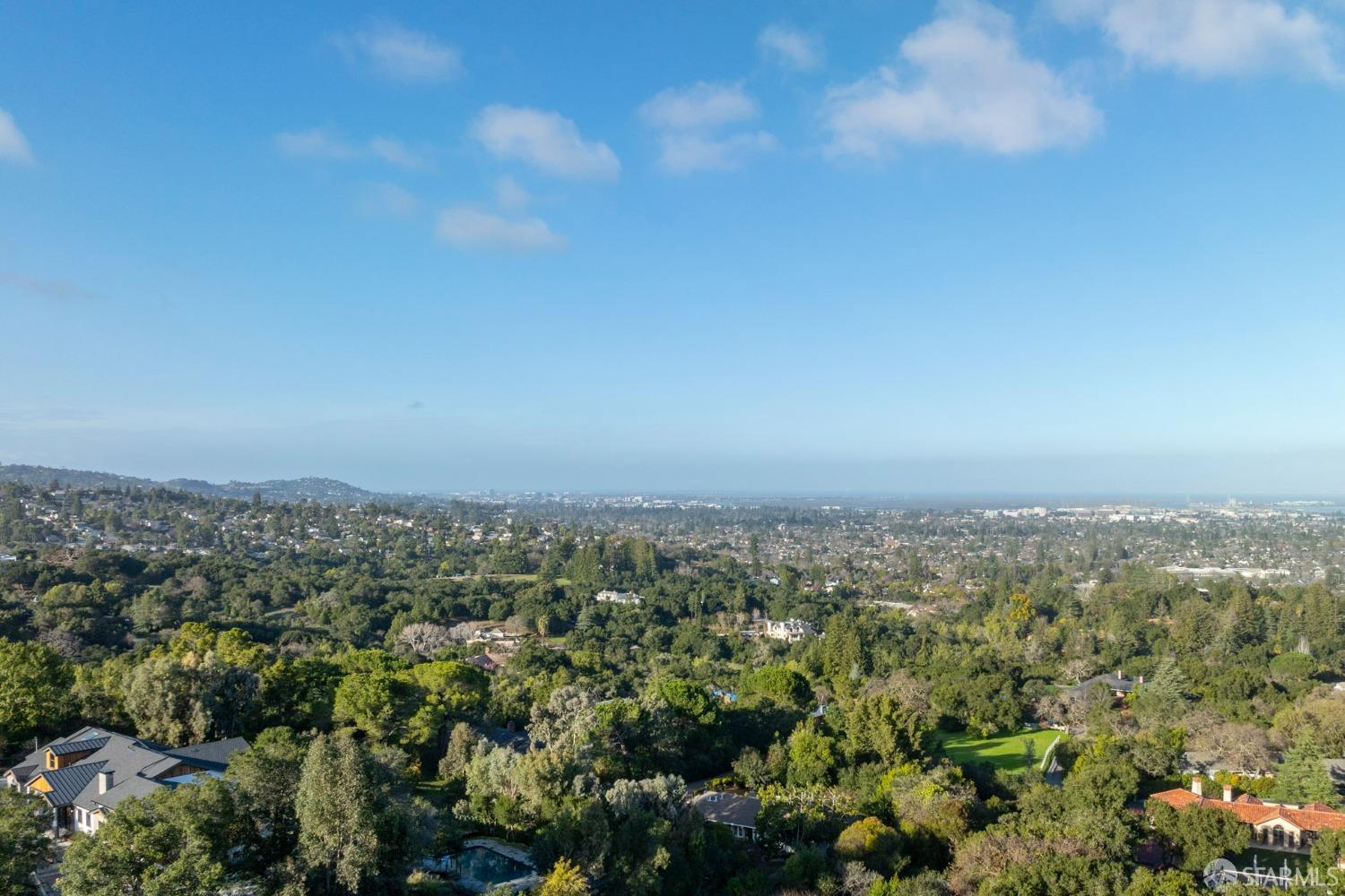 155 Brookwood Road Woodside, CA 94062 - Photo 44 of 60 an aerial view of multiple house