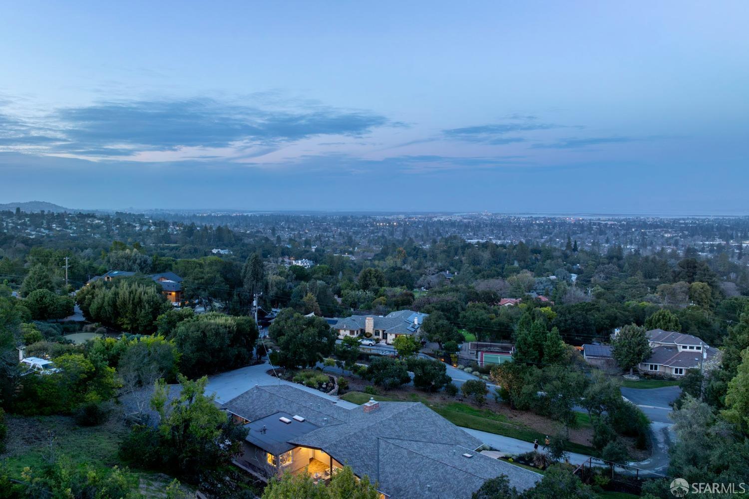 155 Brookwood Road Woodside, CA 94062 - Photo 50 of 60 an aerial view of multiple house
