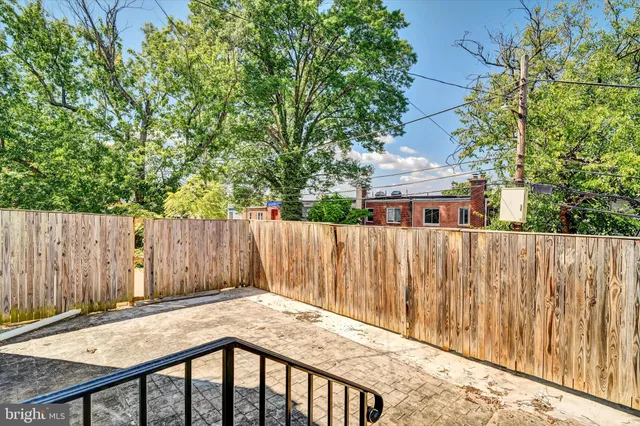 a backyard of a house