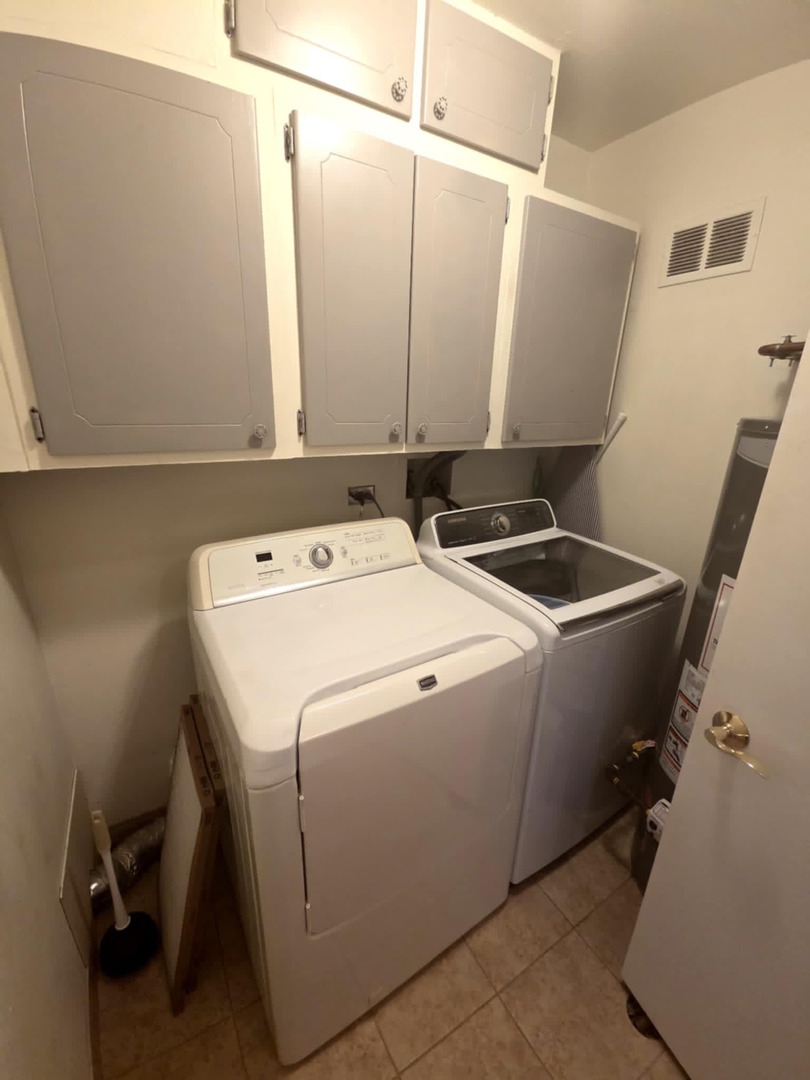 366 Pinetree Lane, Unit B1 Schaumburg, IL 60193 - Photo 22 of 23 a utility room with dryer and washer