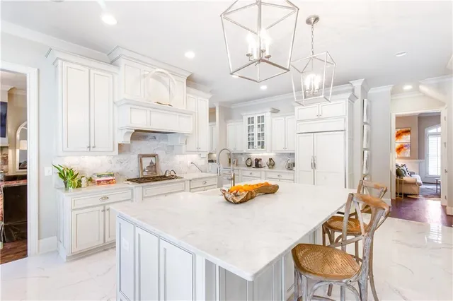 a living room with furniture fireplace and flat screen tv