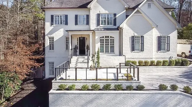 front view of house with a yard