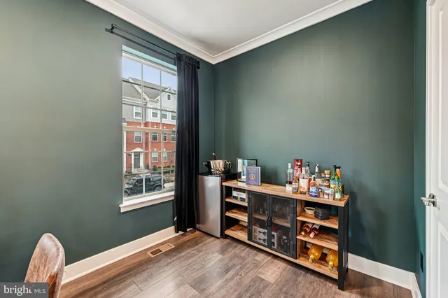 a room with furniture and a window