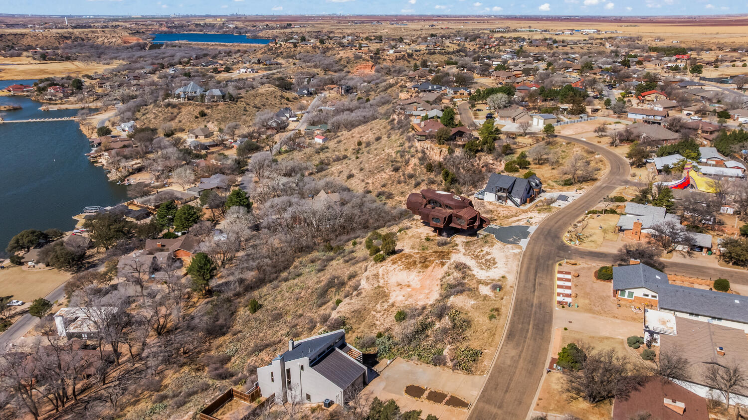 87 East Canyonview Drive Ransom Canyon, TX 79366 - Photo 29 of 42 an aerial view of multiple house