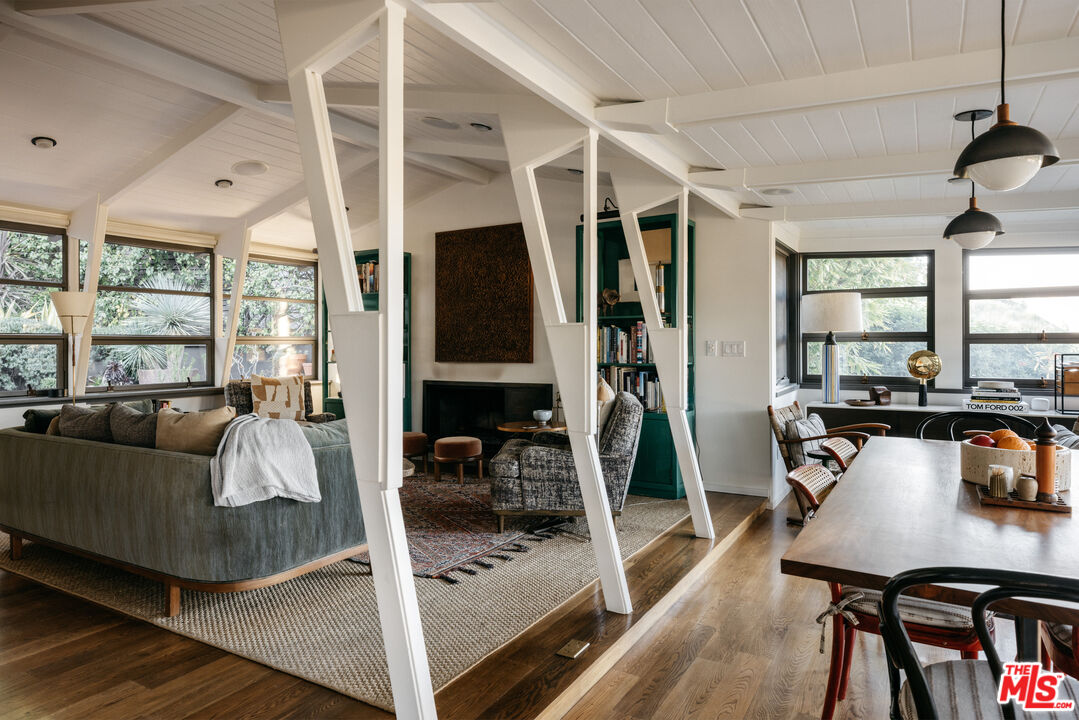 2044 Mayview Drive Los Angeles, CA 90027 - Photo 16 of 44 a living room with furniture and a flat screen tv