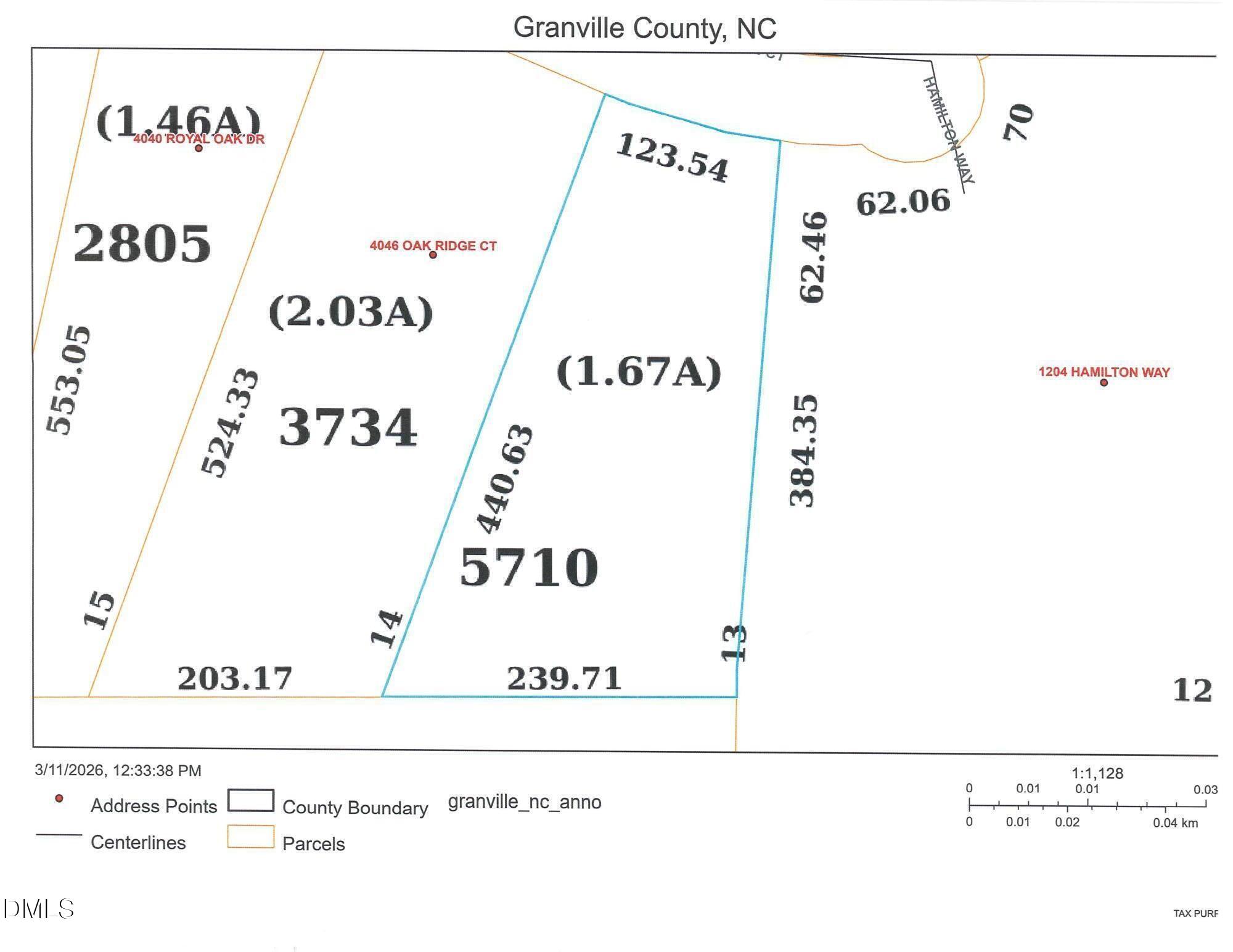 4050 Oak Ridge Court Franklinton, NC 27525 - Photo 4 of 20 Plat Map