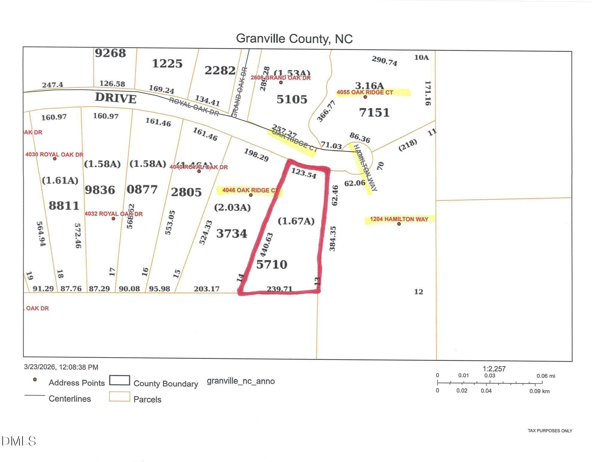 4050 Oak Ridge Court Franklinton, NC 27525 - Photo 5 of 20 GIS Plat Map