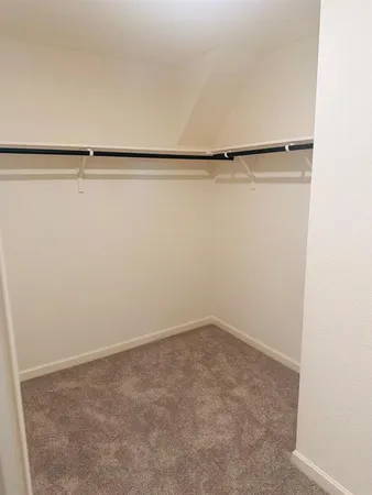 a view of a walk in closet