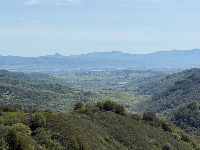 7175 Redwood Retreat Road Gilroy, CA 95020 - Photo 2 of 46 a view of a dry yard with mountains in the background