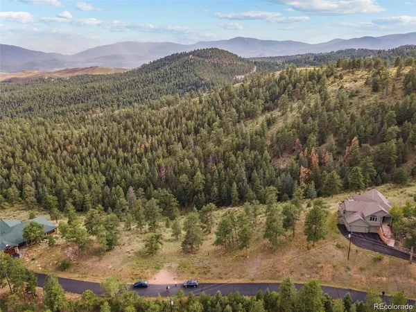 a view of mountain with outdoor space