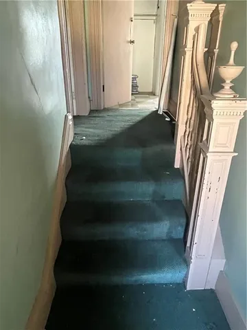 a view of a black and white checkered floor