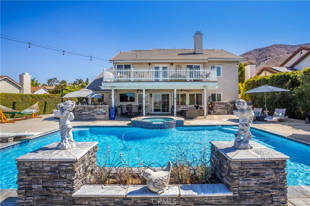 16455 Lake Knoll Parkway Riverside, CA 92503 - Photo 41 of 59 a view of a house with swimming pool