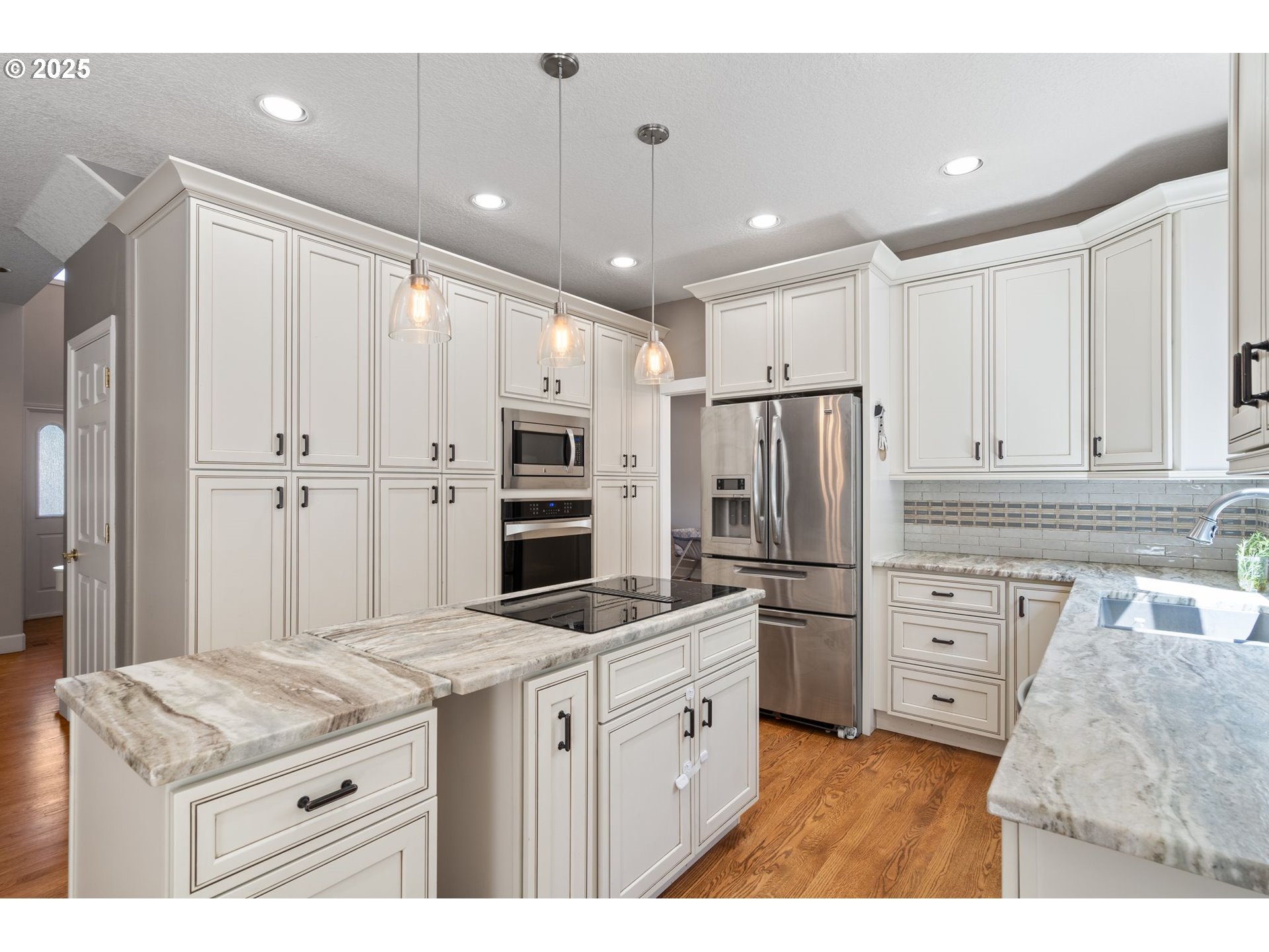 4000 Southwest 30th Drive Gresham, OR 97080 - Photo 14 of 47 a kitchen with kitchen island granite countertop appliances cabinets and a counter top space