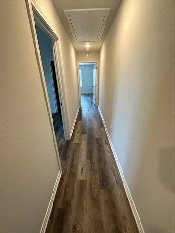 a view of a room with an empty space