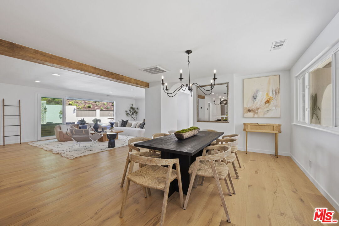 431 Montana Circle Ojai, CA 93023 - Photo 12 of 73 a view of a dining room with furniture and wooden floor