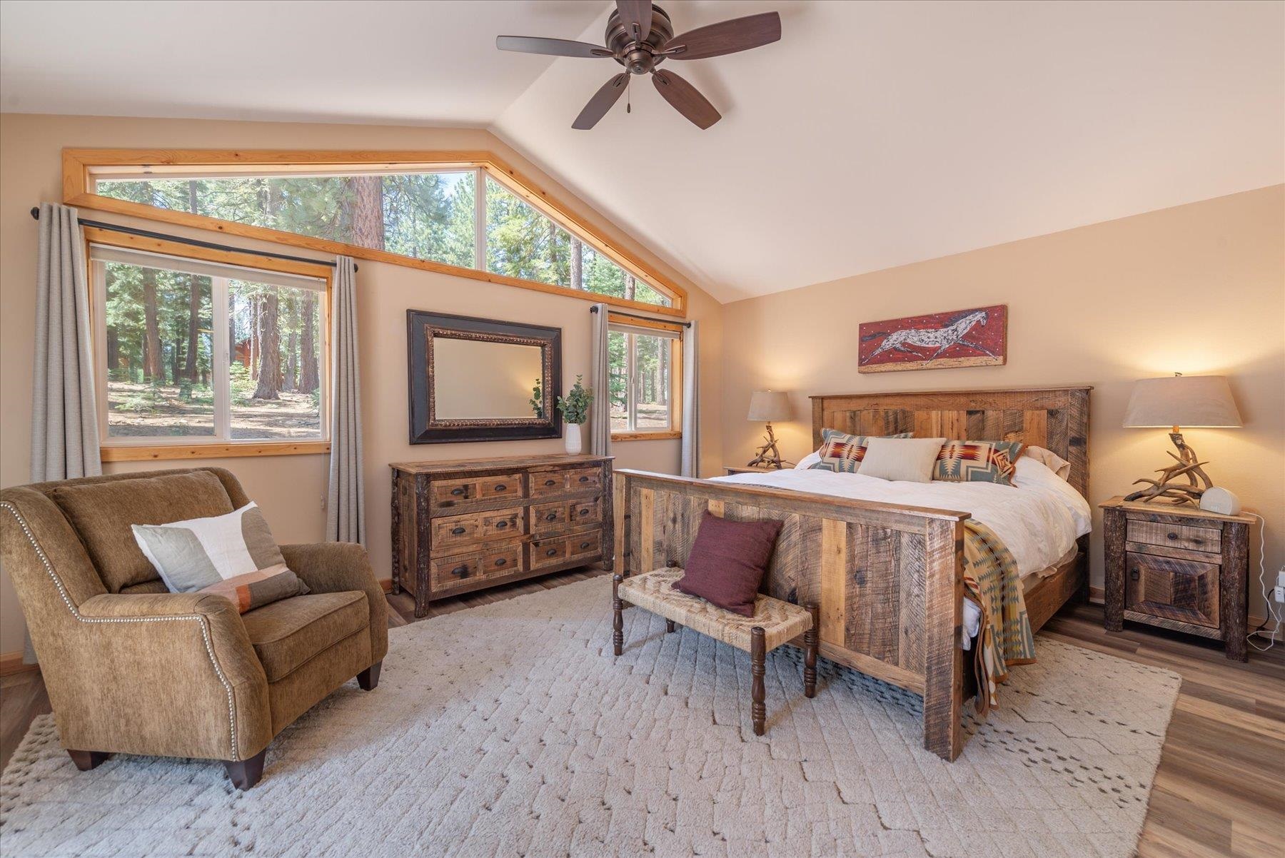 14265 Hansel Avenue Truckee, CA 96161 - Photo 8 of 21 a bedroom with a bed and a couch