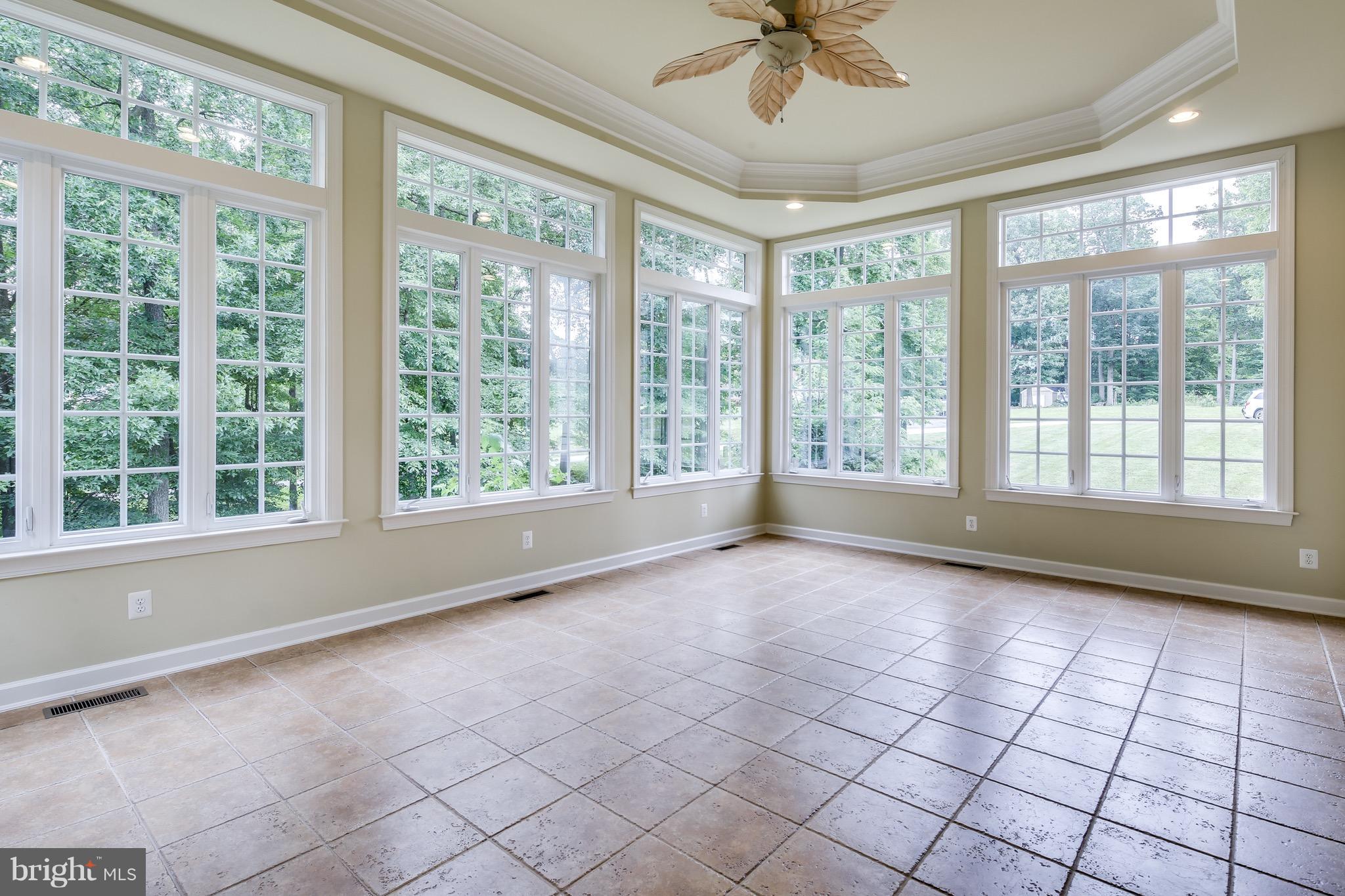 14353 Howard Road Dayton, MD 21036 - Photo 12 of 30 Relax in the Sunroom w/ Tree View, tray ceiling