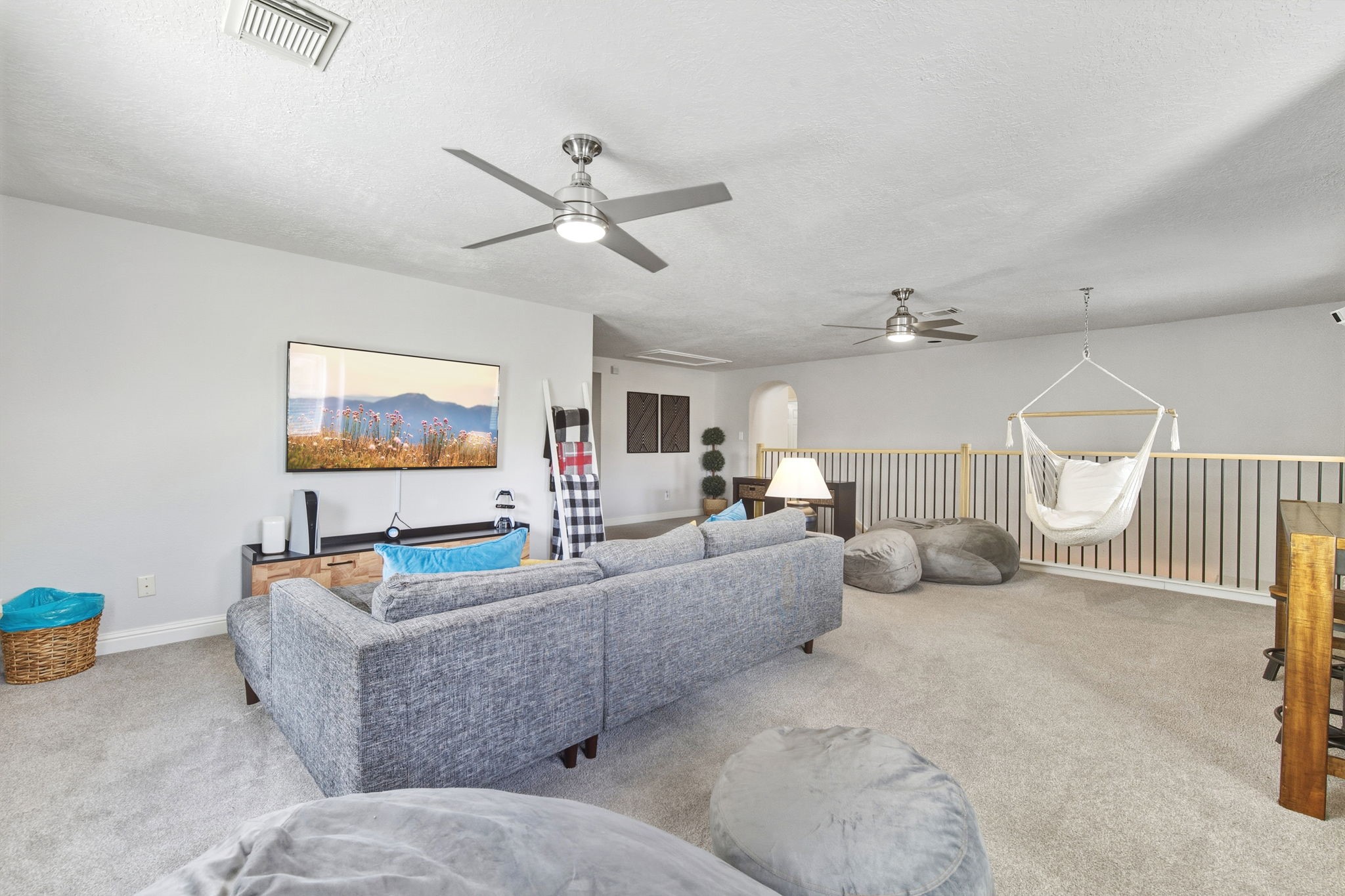 29631 Legends Line Drive Spring, TX 77386 - Photo 21 of 35 a living room with furniture and a flat screen tv