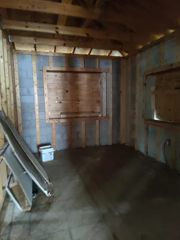 a room with gym equipment