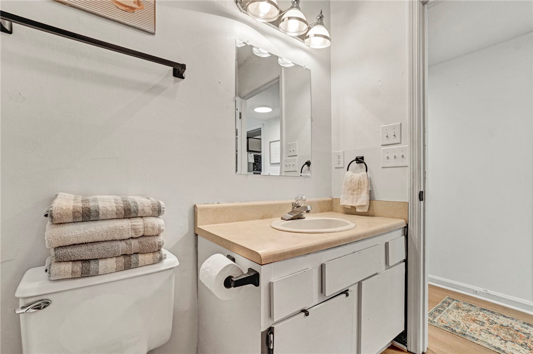 104 Captains Way Anderson, SC 29625 - Photo 15 of 47 This clean and functional bathroom features a single vanity with ample counter space and storage.