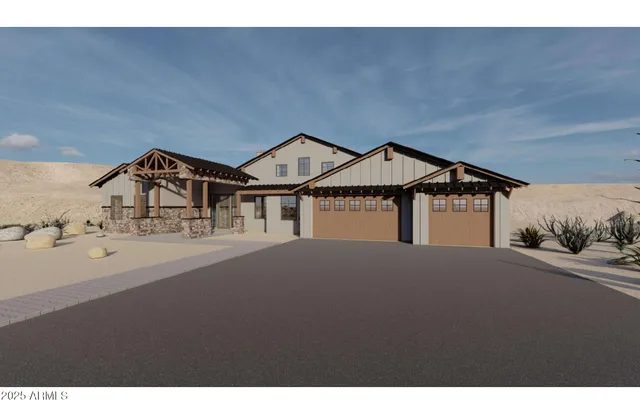 a view of a house with a street