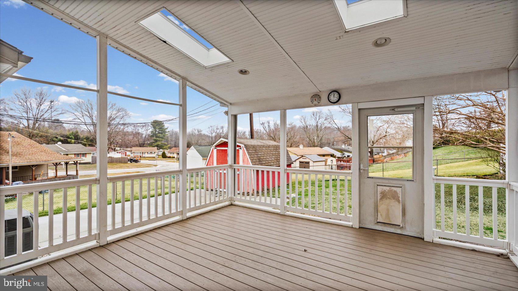 1802 Larch Drive Edgewood, MD 21040 - Photo 14 of 33 a view of a porch with wooden floor of stairs