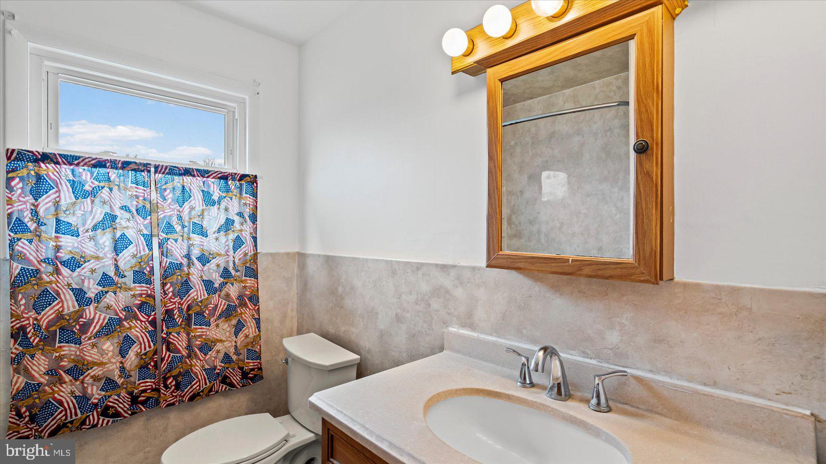 1802 Larch Drive Edgewood, MD 21040 - Photo 22 of 33 a bathroom with a sink a toilet and a mirror