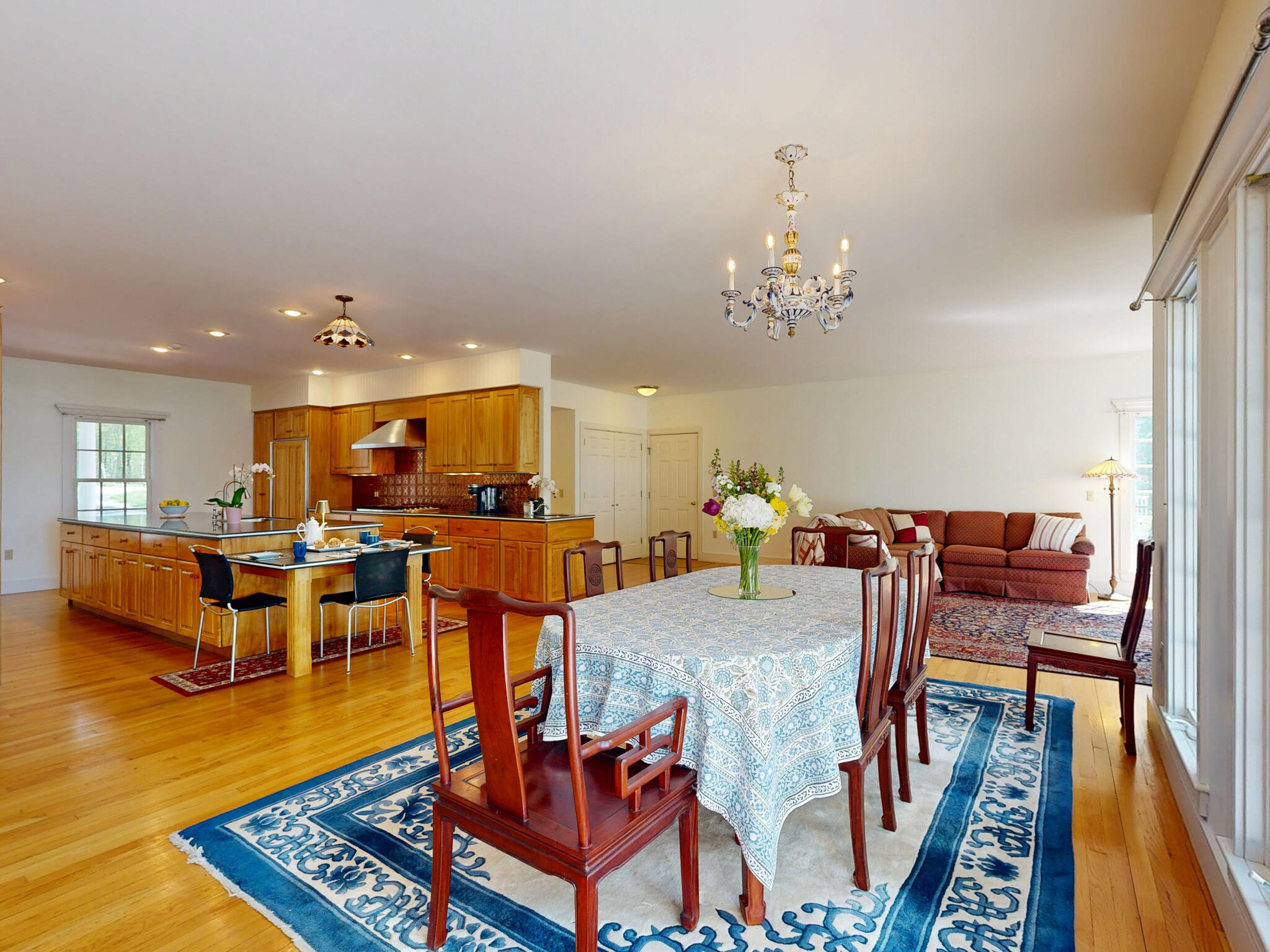299 Gates Road Jefferson, ME 04348 - Photo 22 of 121 View of KItchen, Dining & Living Area
