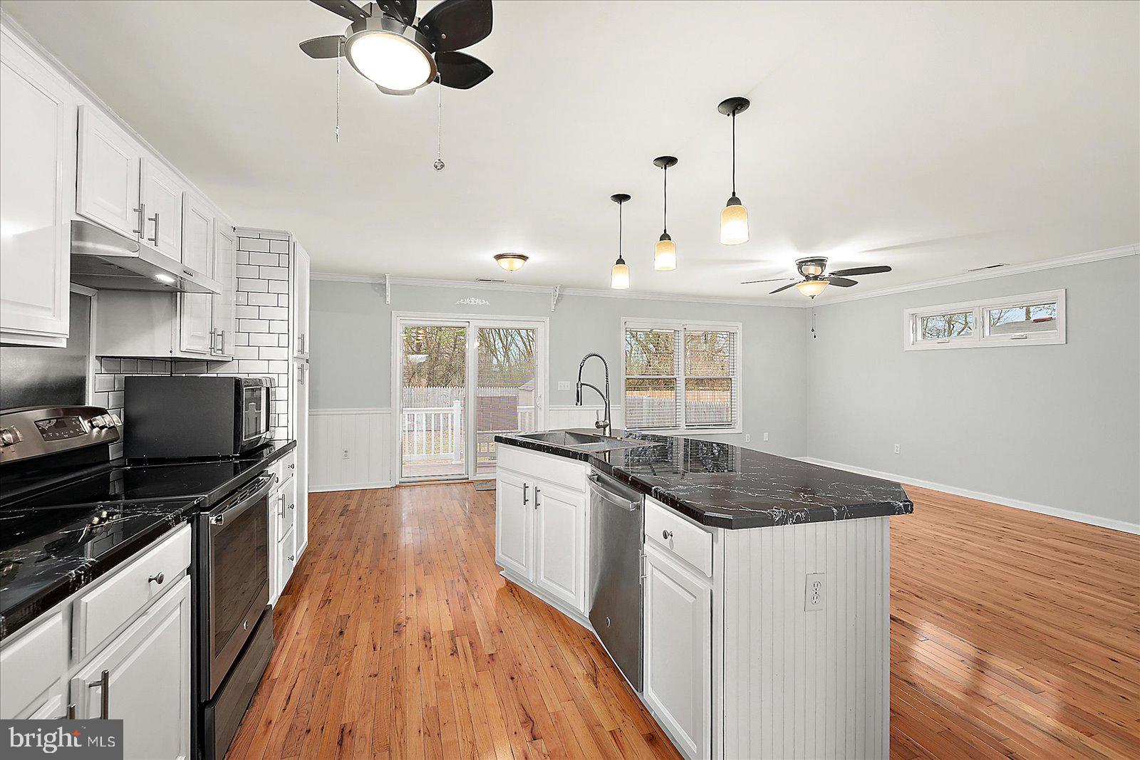 36405 Poplar Neck Road Willards, MD 21874 - Photo 19 of 50 a kitchen with stainless steel appliances granite countertop a sink stove and refrigerator