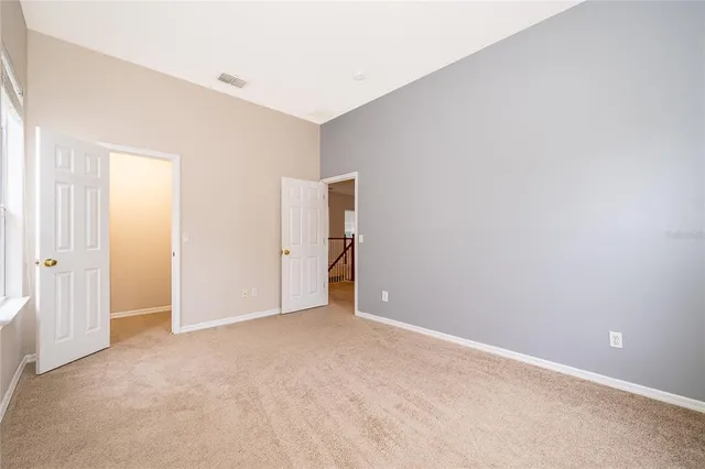 a view of an empty room