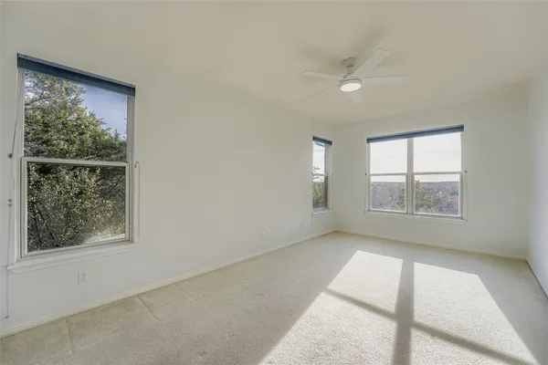 a view of a balcony