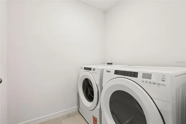 an empty room with an entryway